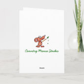 Carte Joyeux anniversaire, Birthday, Sparrow Birds (Dos)