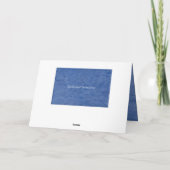 Carte Joyeux Anniversaire Blue Plaster (Dos)