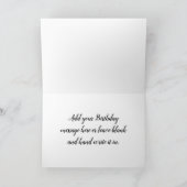 Carte Joyeux anniversaire boho couleurs rétro (Intérieur)