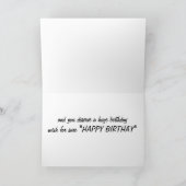 CARTE JOYEUX ANNIVERSAIRE **BOSS** (Intérieur)