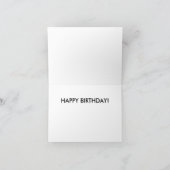 Carte Joyeux anniversaire Boston Terrier Dog Card (Intérieur)