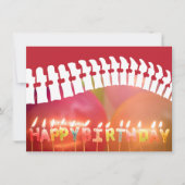 Carte Joyeux Anniversaire Bougies Spine Chiropractic Ann (Devant)