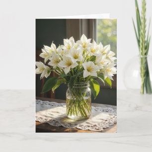 Carte Joyeux Anniversaire Bouquet Trillium