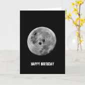 Carte Joyeux anniversaire Bowler Bowling Moon drôle (Fleur jaune)