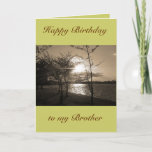 Carte Joyeux anniversaire Brother from Brother<br><div class="desc">Customizable Happy Birthday Greeting card for a Brother from a brother or sister and Family featuring a photograph from the Tidal Basin à Washington DC. TO CUSTOMIZE this design,  you can click the CUSTOMIZE BUTTON and edit the words</div>