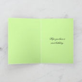 Carte Joyeux Anniversaire Caribe à gorge verte (Intérieur)