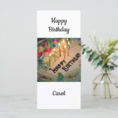 Carte Joyeux Anniversaire Carol (Debout devant)