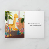 Carte Joyeux anniversaire C'est l'heure de la fête (Intérieur)