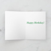 Carte Joyeux Anniversaire Chat (Intérieur)