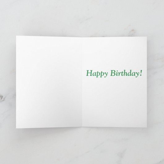 Carte Joyeux Anniversaire Chat (Intérieur)