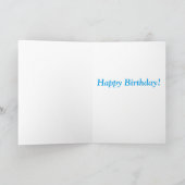Carte Joyeux Anniversaire Chat (Intérieur)