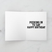 CARTE JOYEUX ANNIVERSAIRE CHAT SIAMOIS MIGNON (Intérieur)