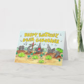 Carte Joyeux anniversaire, Cher Gardener salue (Devant)