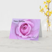 Carte Joyeux anniversaire, chère tante (Fleur jaune)