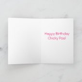 Carte Joyeux anniversaire Chicky Poo ! (Intérieur)