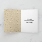 Carte Joyeux Anniversaire Chien (Intérieur)