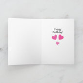 Carte Joyeux Anniversaire Chien Caniche (Intérieur)
