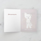 Carte Joyeux anniversaire (chien chinois) (Intérieur)