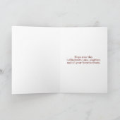 Carte Joyeux Anniversaire Chiot Mignon (Intérieur)