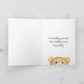 Carte "Joyeux Anniversaire" Choisir une couleur Be (Intérieur)