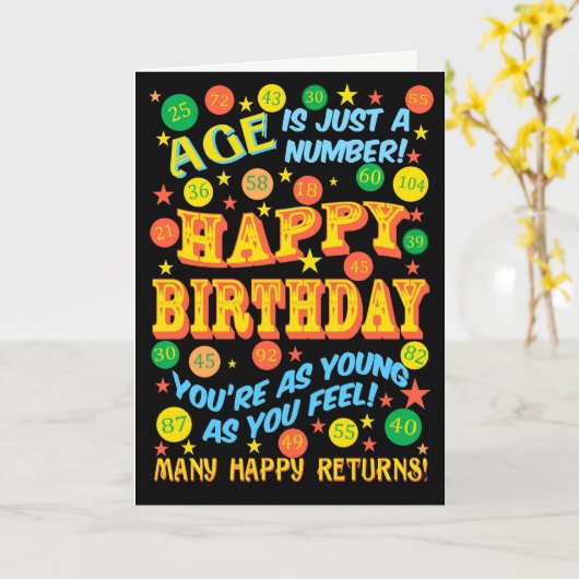 Carte Joyeux Anniversaire Clair Basé sur du Texte pour T (Fleur jaune)