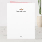 Carte Joyeux Anniversaire Cocktail Été Femme (Dos)