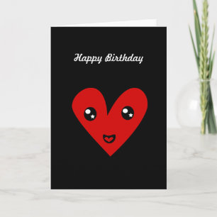 Carte Joyeux Anniversaire Coeur 44
