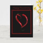 Carte Joyeux Anniversaire Coeur de Piment (Fleur jaune)