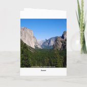 Carte Joyeux anniversaire, collage de parc national de (Dos)