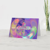 Carte Joyeux anniversaire coloré ! (Dos)