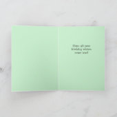 Carte Joyeux Anniversaire Coloré Joli Floral Fun Bohème (Intérieur)