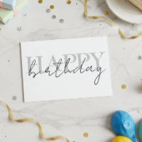 Joyeux anniversaire coloré simple