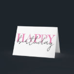 Carte Joyeux anniversaire coloré simple<br><div class="desc">Cette conception peut être personnalisée en choisissant l'option Modifier la conception. Vous pouvez également transférer sur d'autres objets. Contactez-moi à l'adresse colorflowcreations@gmail.com ou utilisez l'option conversation en haut de la page si vous souhaitez avoir cette conception sur un autre produit ou avez besoin d'aide. Voir d'autres de mes dessins ou...</div>