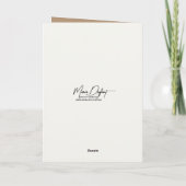 Carte Joyeux Anniversaire Connexion Irish Wolfhound (Dos)