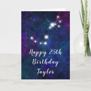 Carte Joyeux Anniversaire Constellation du Zodiaque Scor