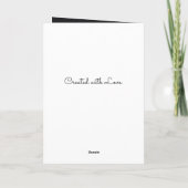 Carte Joyeux Anniversaire Cool Black Balloon Typographie (Dos)