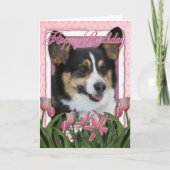 Carte Joyeux anniversaire - Corgi (Devant)