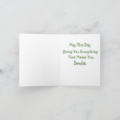 Carte Joyeux anniversaire Costa Rica (Intérieur)