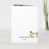 Carte Joyeux anniversaire, Cougar (Dos)