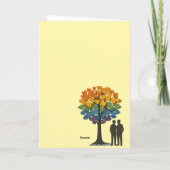 Carte Joyeux anniversaire - Couple LGBTQ+ (Dos)