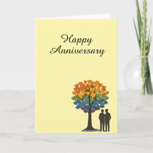 Carte Joyeux anniversaire - Couple LGBTQ+
