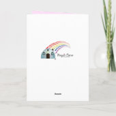 Carte Joyeux anniversaire, Cowgirl (Dos)