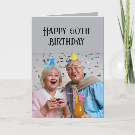 Carte Joyeux anniversaire Custom Age Où sont mes lunette (Devant)