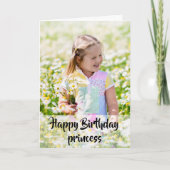 Carte Joyeux anniversaire Custom Photo Girls Anniversair (Devant)
