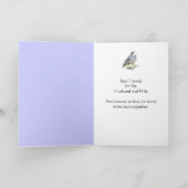 Carte Joyeux Anniversaire Cute California Quail Birds (Intérieur)