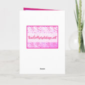 Carte Joyeux anniversaire Cute Kitty Cat Girl'anniversai (Dos)