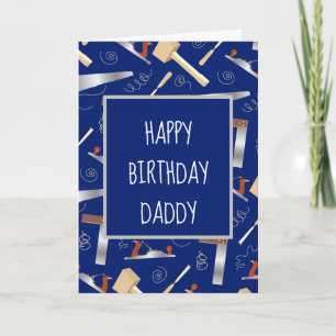Carte Joyeux Anniversaire Daddy Carpenter Fun Carpenter
