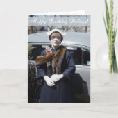 Carte Joyeux anniversaire Dahling Diva (Devant)