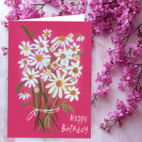 Joyeux Anniversaire Daisy Bouquet Customisez-le !