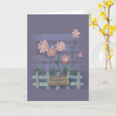 Carte Joyeux Anniversaire Daisy Fresh (Fleur jaune)